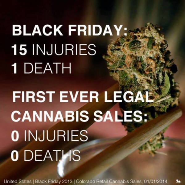 Black Friday V First Ever Legal Marijuana Sales
